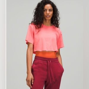 Lululemon All Yours Cropped T Shirt